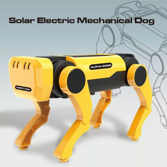 כלב רובוט סולארי בהרכבה עצמית