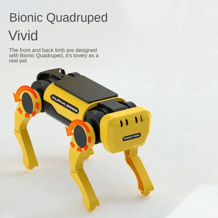 כלב רובוט סולארי בהרכבה עצמית
