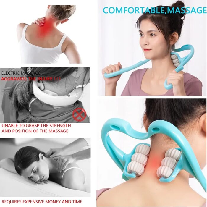 מסאג' רולר מקצועי לצוואר, לכתפיים ולאזורים נוספים בגוף