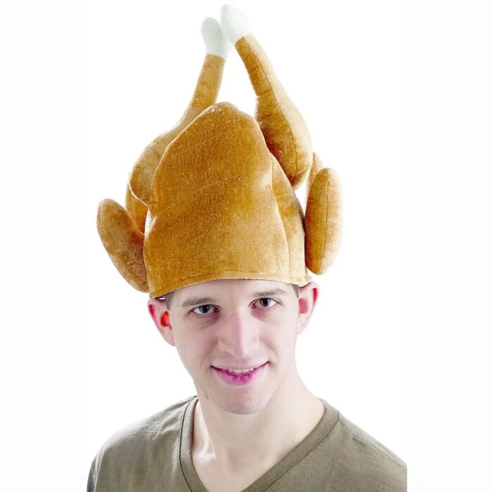 כובע מצחיק לראש בעיצוב עוף