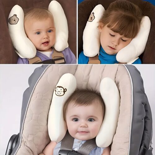 כרית בננה לשמירת הראש של התינוק במקום בעגלה, סלקל, ובמושב הרכב