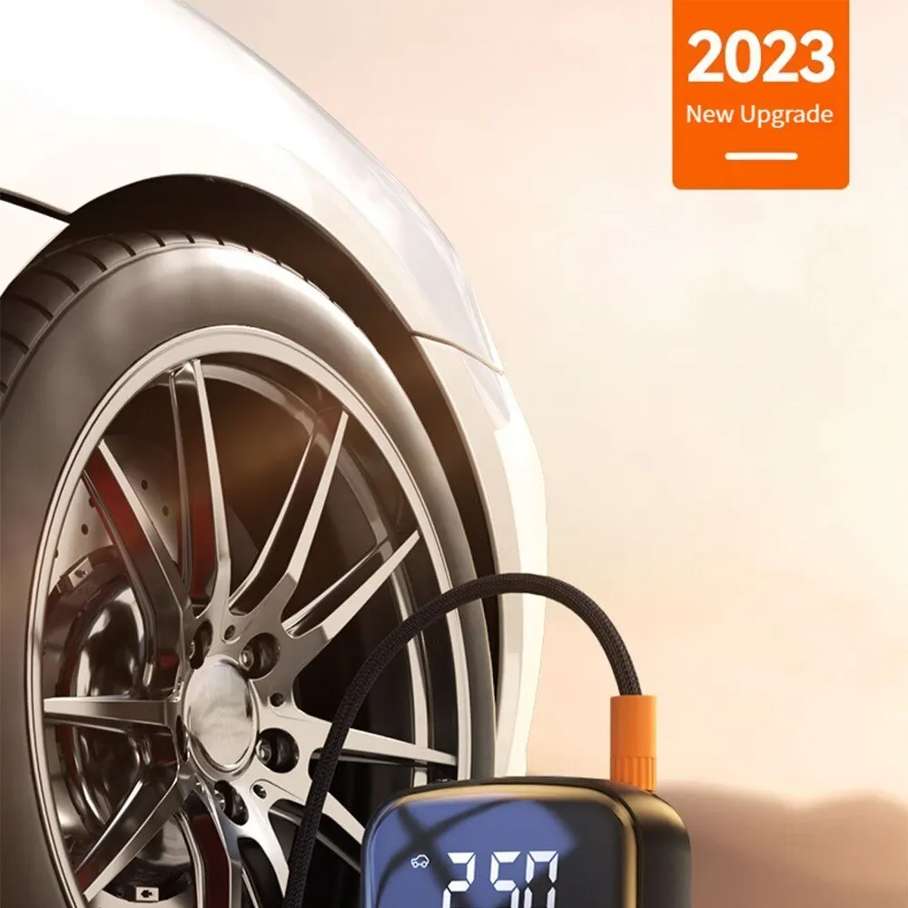 משאבה חשמלית לניפוח אוויר לצמיגים נטענת ניידת