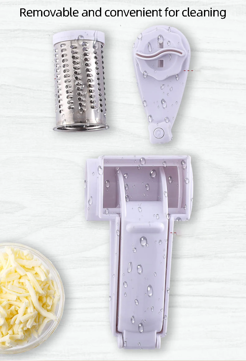 מגרדת גבינה סיבובית ידנית