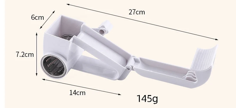 מגרדת גבינה סיבובית ידנית