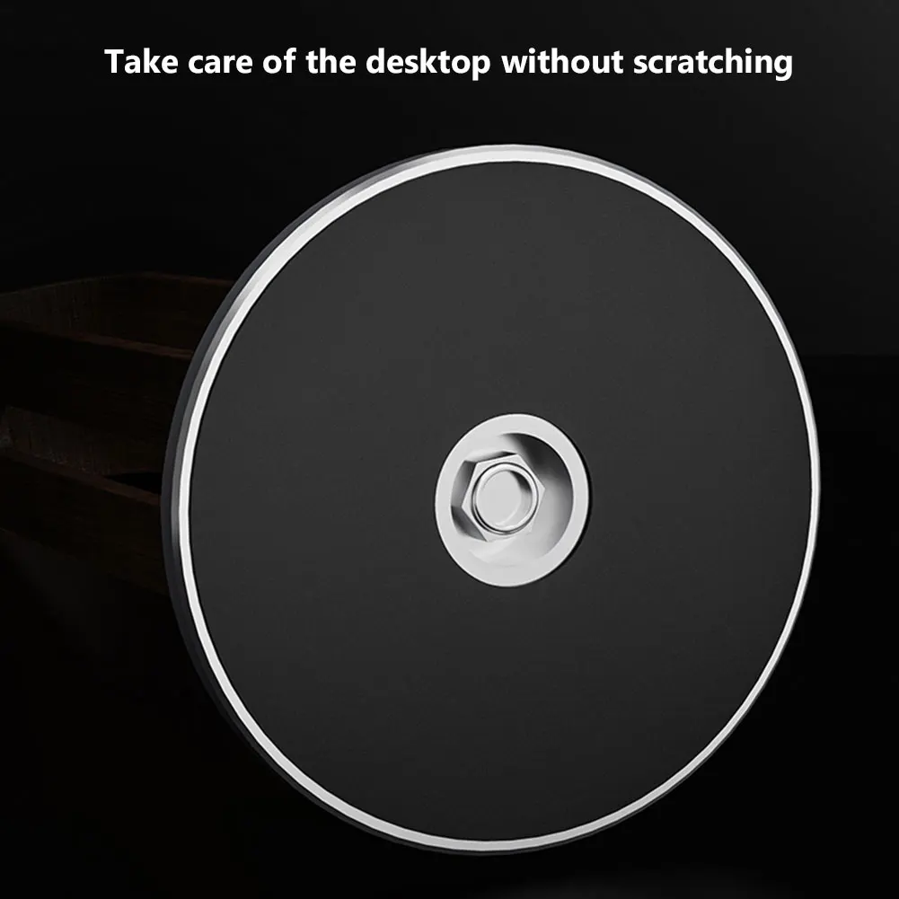 מעמד אוזניות דקורטיבי עשוי עץ במבוק עם רגל אלומיניום