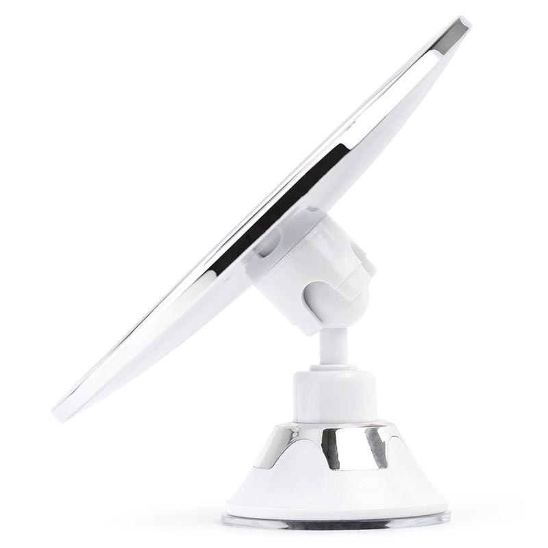 מראת איפור נוגדת אדים עם מתקן ואקום, סיבוב 360°, למקלחת, גילוח ואמבטיה