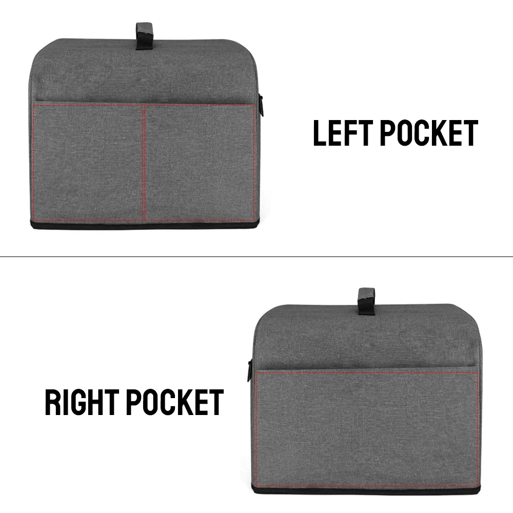 כיסוי להגנה מאבק למכשירי מטבח עם כיסי אחסון – מתאים לאייר פרייר, גריל, מיקרוגלים, Ninja Foodi וטוסטרים