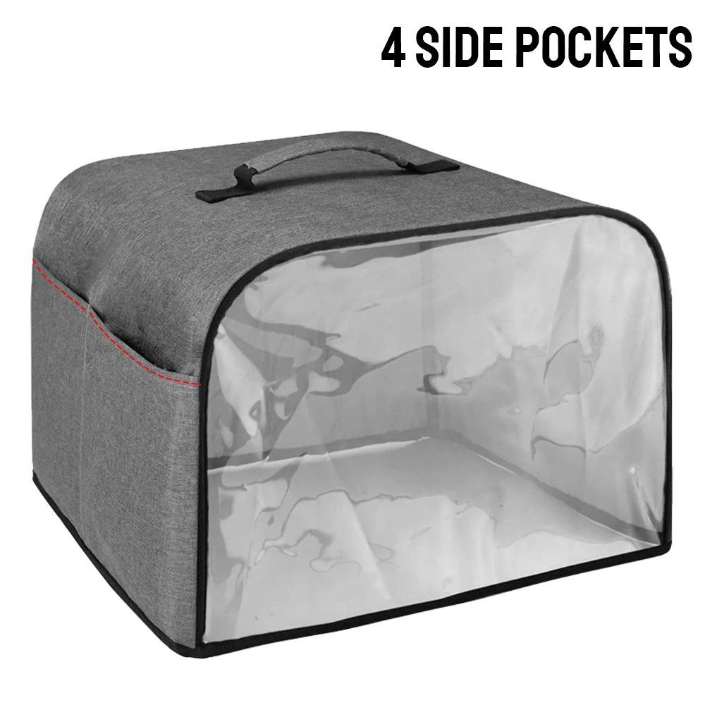 כיסוי להגנה מאבק למכשירי מטבח עם כיסי אחסון – מתאים לאייר פרייר, גריל, מיקרוגלים, Ninja Foodi וטוסטרים