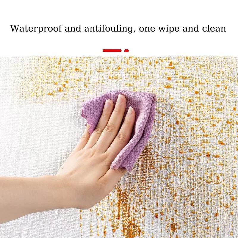 טפט קיר עבה ואיכותי - עמיד למים ונדבק לקיר ללא צורך בדבק