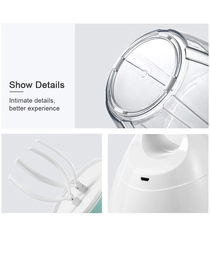 מיקסר אלחוטי נטען להכנת קצפת, הקצפת חלב וביצים וערבוב מזון