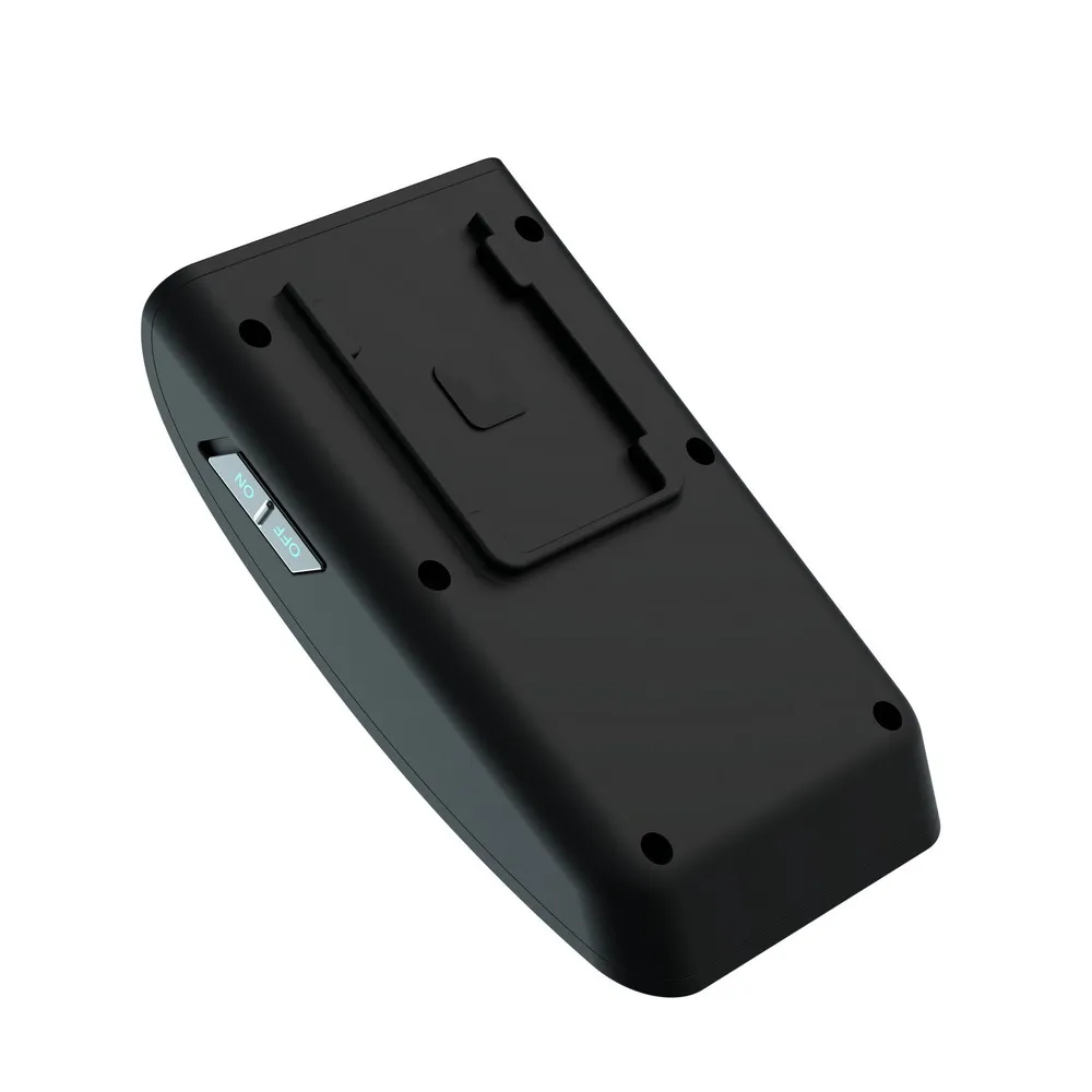 דיבורית Bluetooth נטען לרכב - רמקול אלחוטי עם קליפס למגן שמש, נגן מוזיקה עוצמתי עם מיקרופון כפול