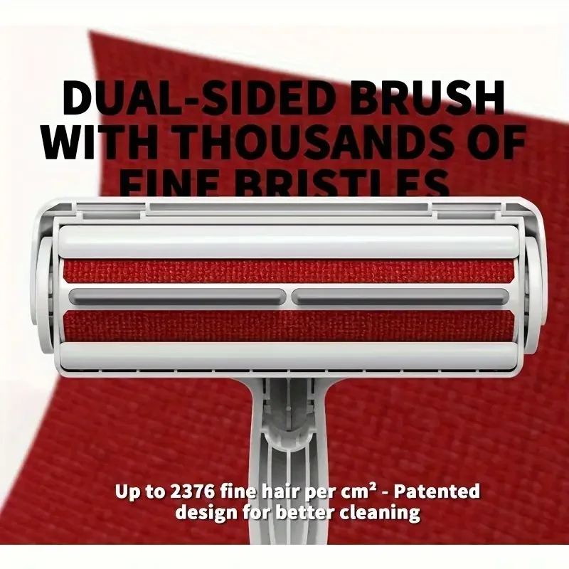 רולר לניקוי שיער כלבים וחתולים מרהיטים, ספות ושטיחים עם תא לניקוי בקלות