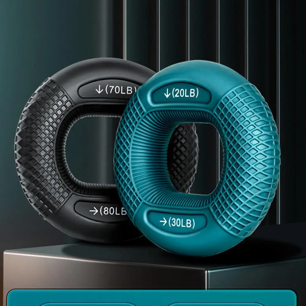 טבעת סיליקון מאמנת שרירי יד לחיזוק אצבעות וכף היד