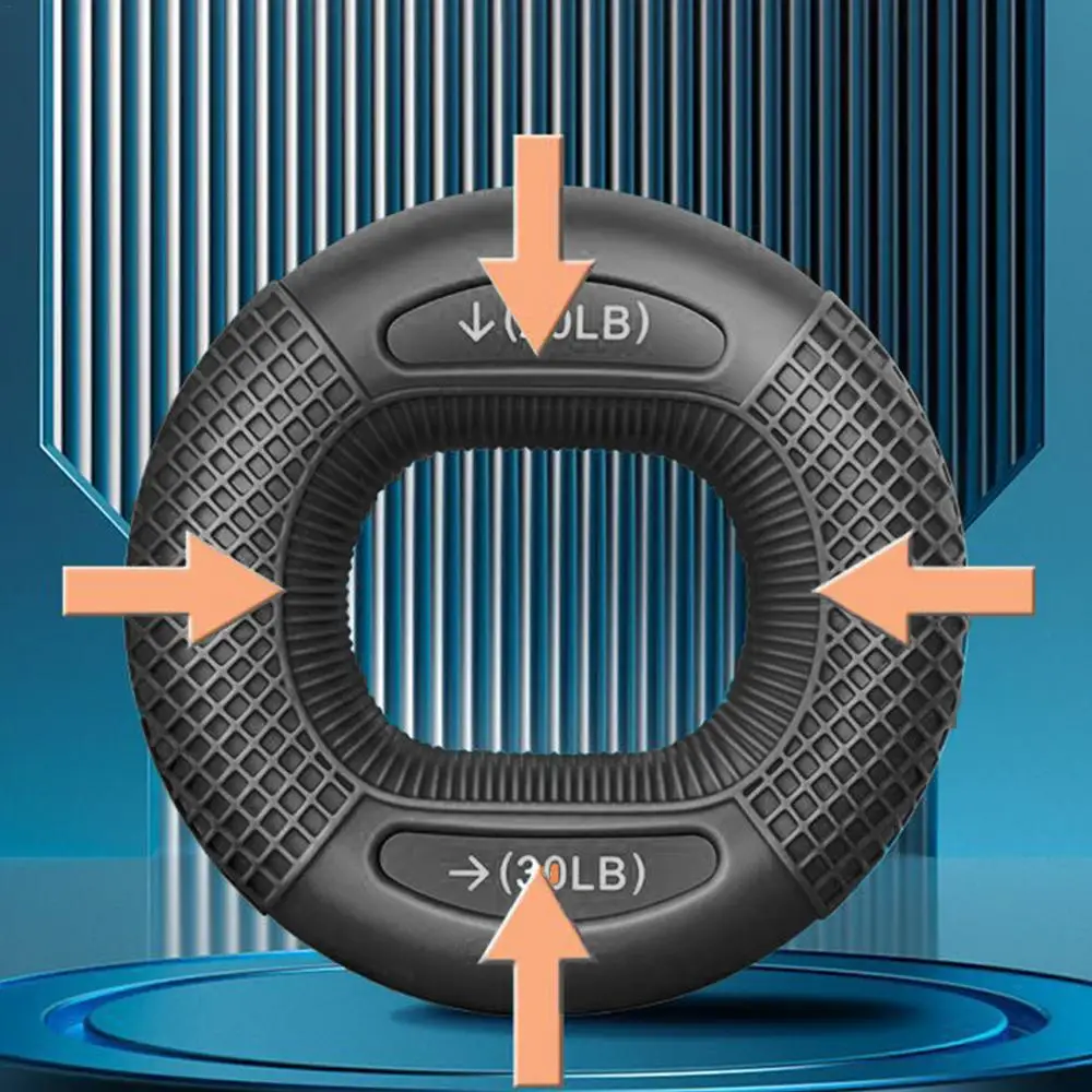 טבעת סיליקון מאמנת שרירי יד לחיזוק אצבעות וכף היד