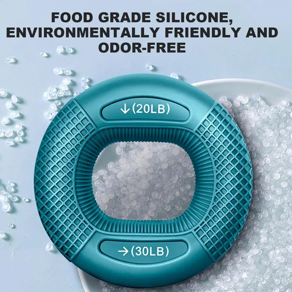 טבעת סיליקון מאמנת שרירי יד לחיזוק אצבעות וכף היד