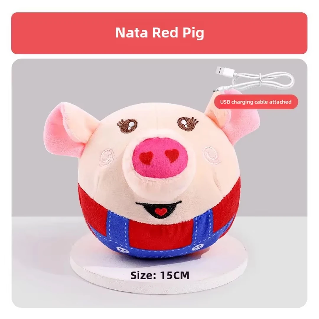 כדור קופצני נטען USB לחינוך ובידור חיות מחמד