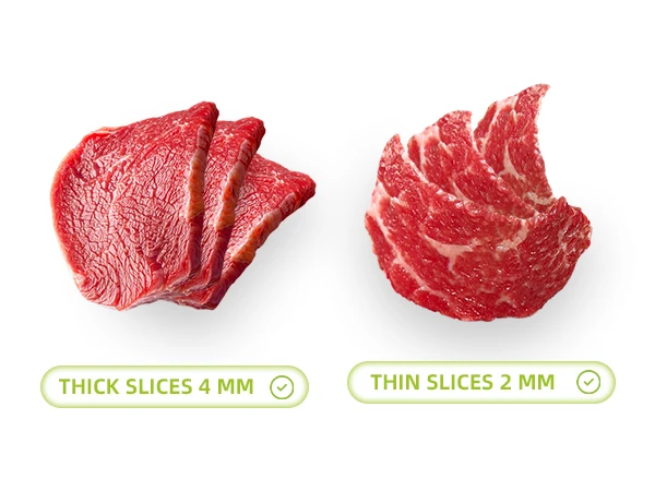 פורס, קוצץ וטוחן בשר ידני מקצועי עם ידית ומספר סכינים לפריסת בקר, עוף וחזיר בצורה מושלמת ומהירה