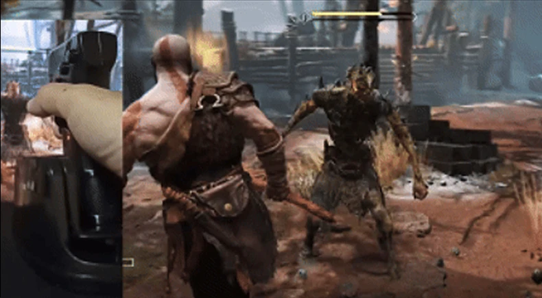 עכבר גיימינג אקדח למשחקי יריות במחשב לתחושה מציאותית