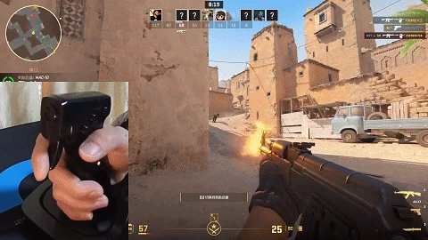 עכבר גיימינג אקדח למשחקי יריות במחשב לתחושה מציאותית