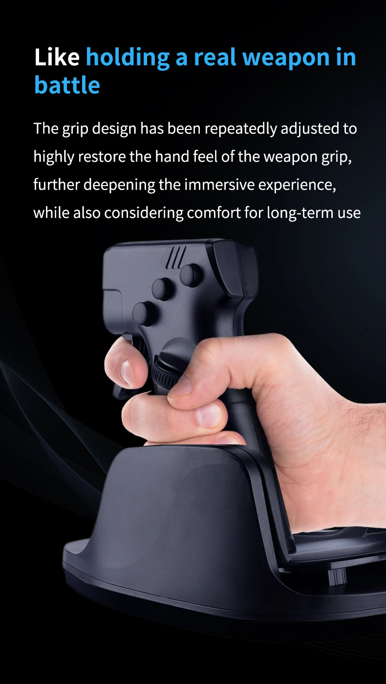 עכבר גיימינג אקדח למשחקי יריות במחשב לתחושה מציאותית