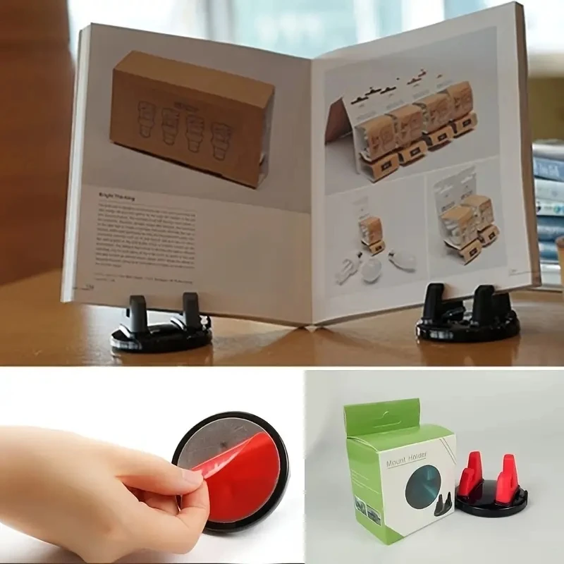 מחזיק טלפון אוניברסלי לרכב עם סיבוב 360° ומונע החלקה