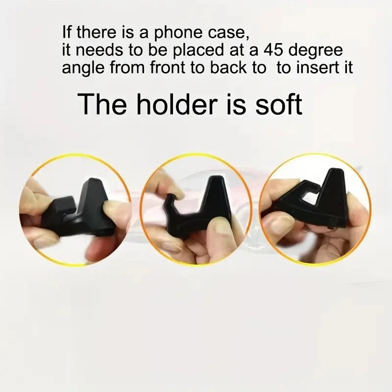 מחזיק טלפון אוניברסלי לרכב עם סיבוב 360° ומונע החלקה