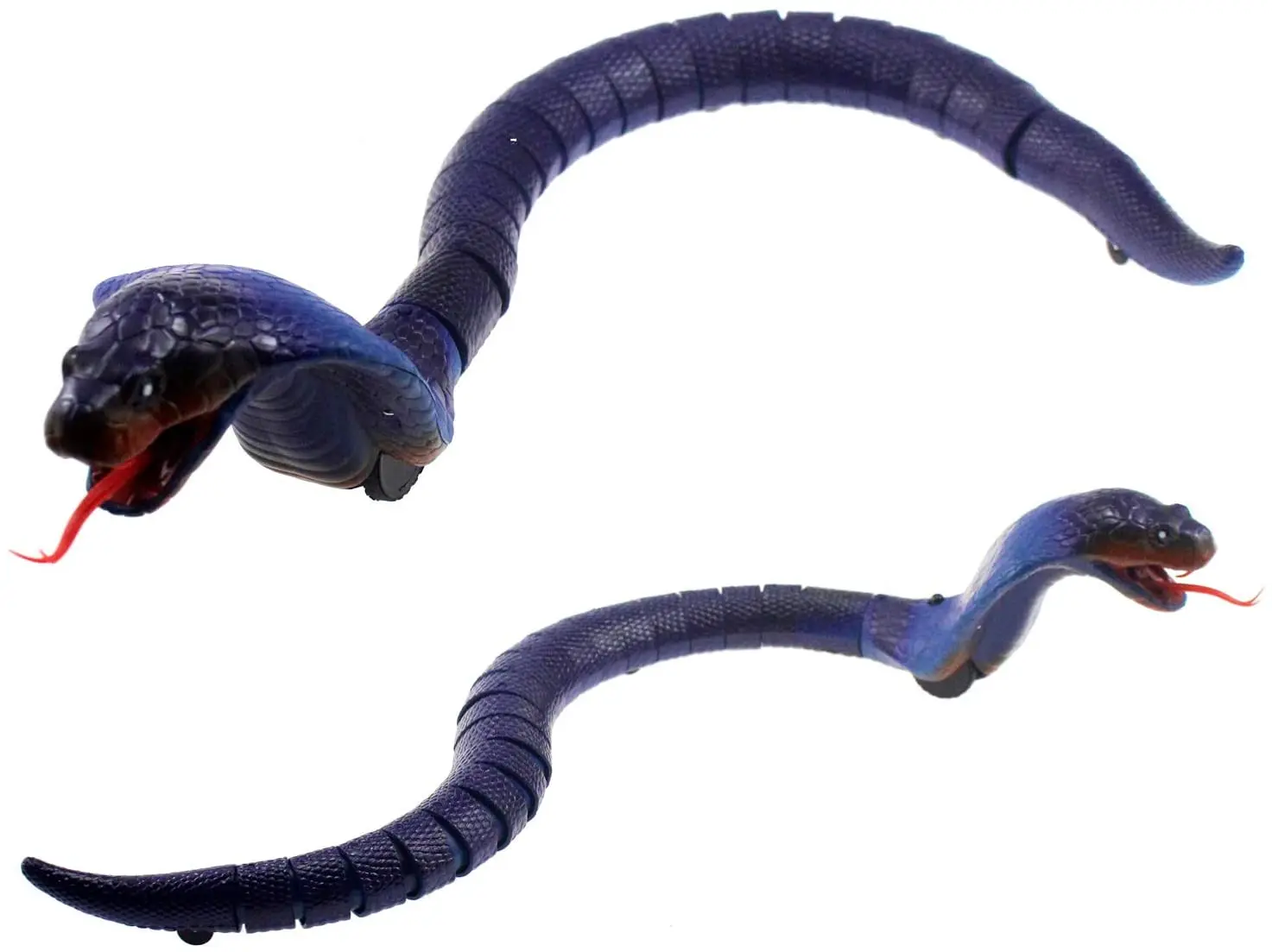 נחש קוברה רובוטי על שלט רחוק עם תנועות מציאותיות ,לשון נשלפת, אור מהפה וגוף גמיש