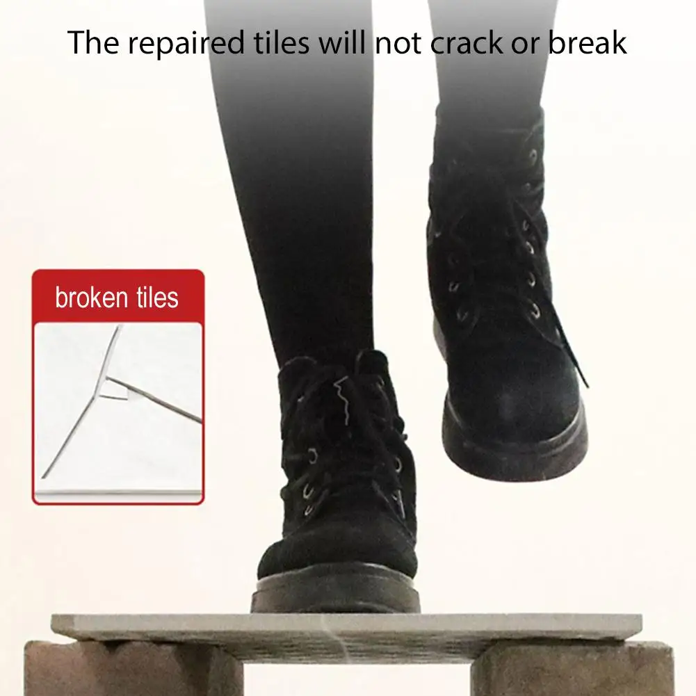 משחת תיקון לקרמיקה ואריחים - לתיקון סדקים באמבטיה, בכיור ובזיגוג עם הדבקה חזקה במיוחד