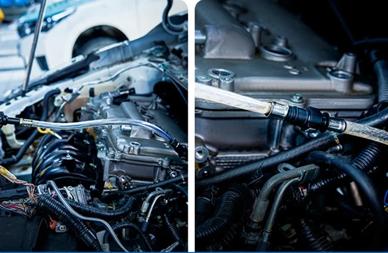 מזרק לשאיבת והזרקת שמן ודלק ברכב במגוון גדלים