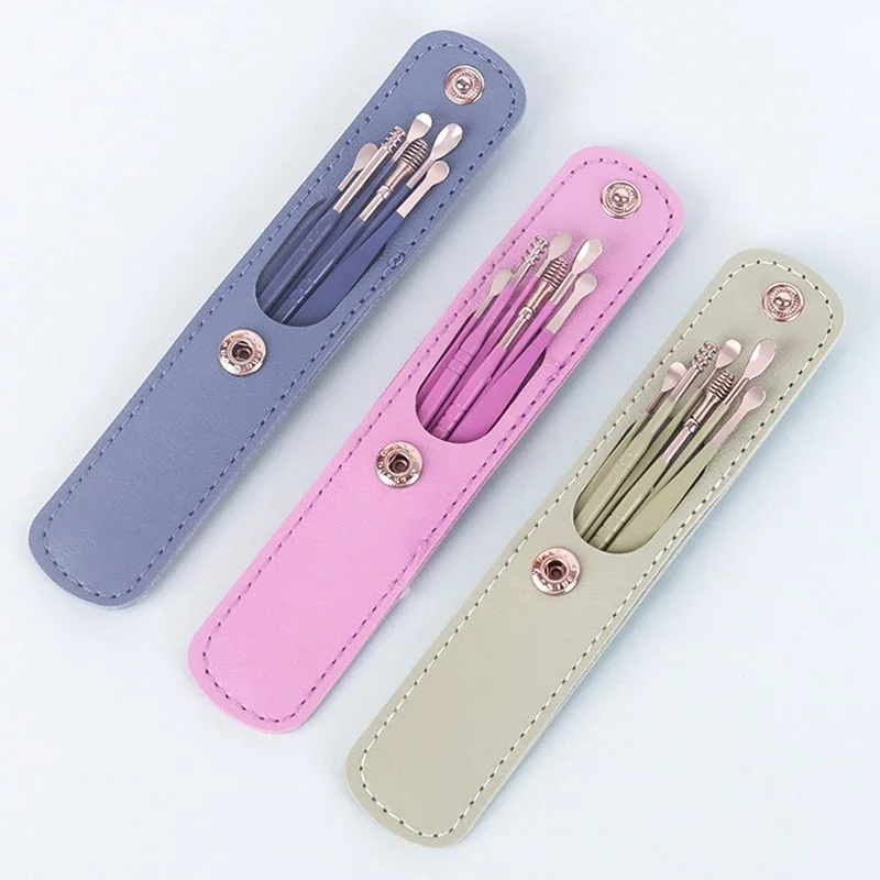 ערכת ניקוי אוזניים מקצועית - 6 כפות ומכשירים להסרת שעווה בעדינות וביעילות