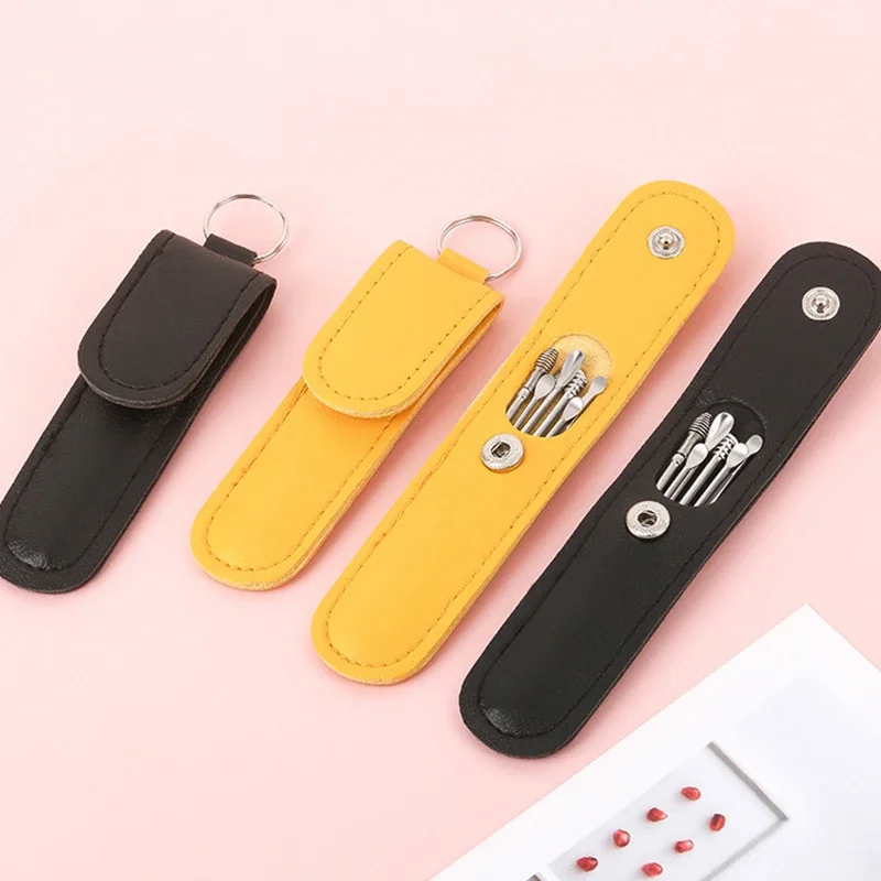 ערכת ניקוי אוזניים מקצועית - 6 כפות ומכשירים להסרת שעווה בעדינות וביעילות