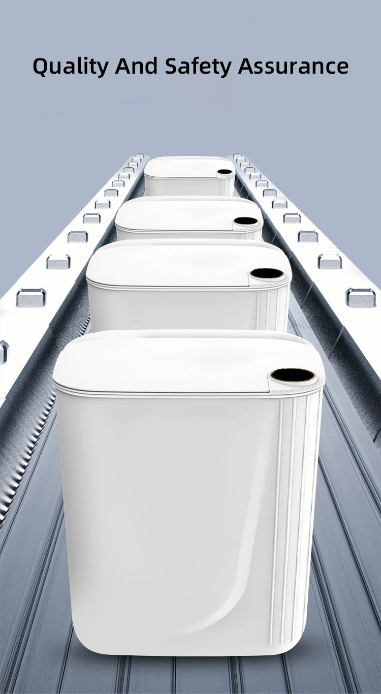 פח אשפה חכם 20 ליטר נטען עם חיישן - מתאים לחדר האמבטיה, המטבח או השירותים