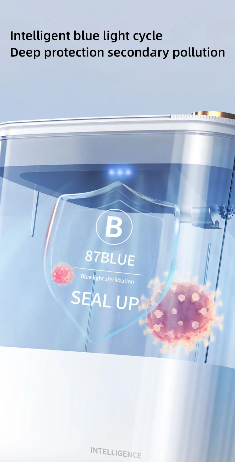 פח אשפה חכם 20 ליטר נטען עם חיישן - מתאים לחדר האמבטיה, המטבח או השירותים