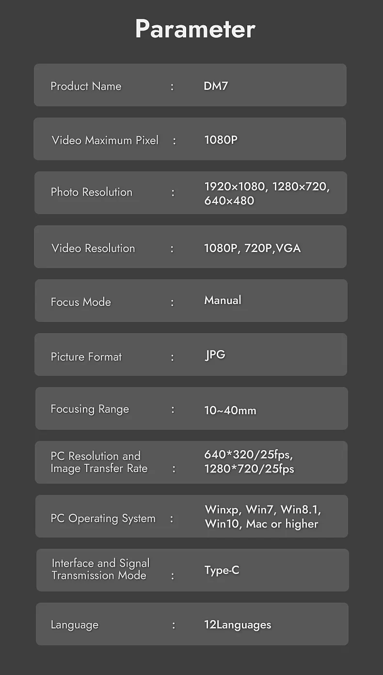 מיקרוסקופ דיגיטלי עם מסך תצוגה 4.3 אינץ' – הגדלה עד פי 1000, כולל מסך HD ו-8 נורות LED,