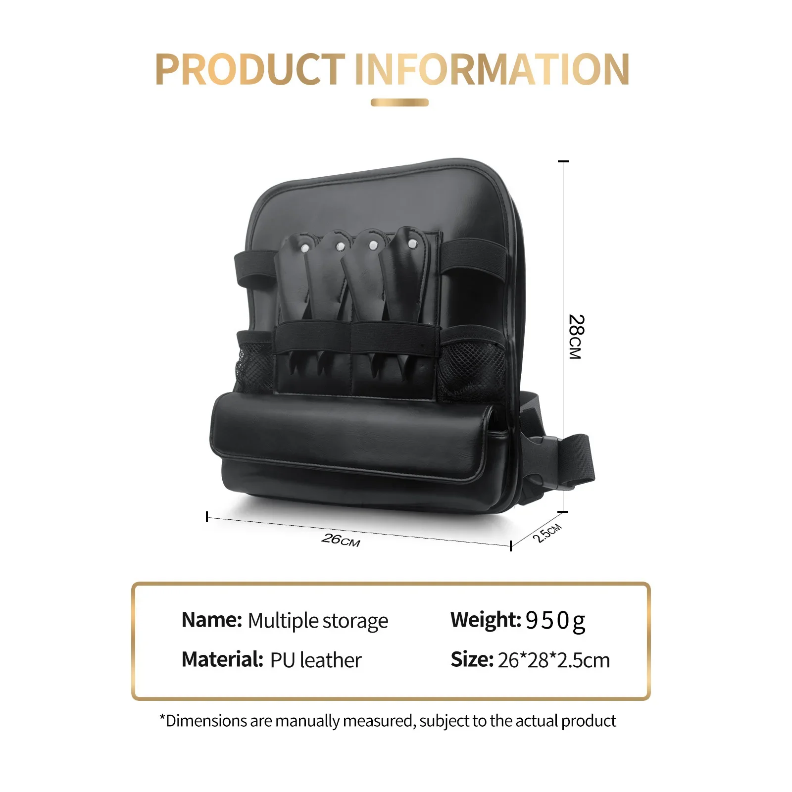 תיק עור מקצועי לכלי תספורת 2 ב-1 – לאחסון ולשימוש כתיק תלייה לצוואר, מתאים לספרים ומעצבי שיער