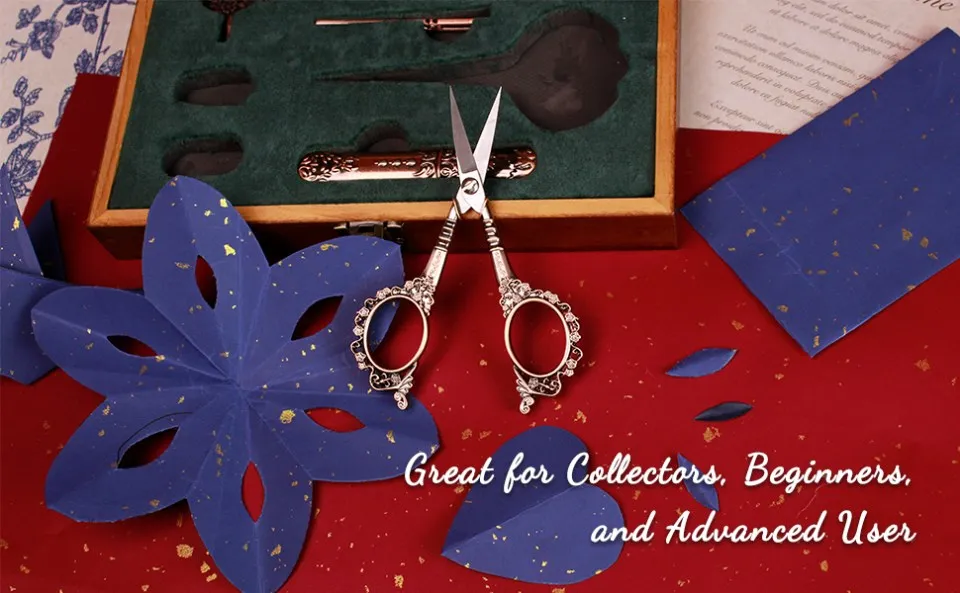 ערכת תפירה וינטג' מלאה עם קופסה אירופאית עתיקה