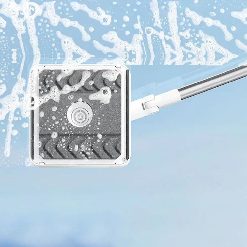 מנקה חלונות עם מוט ארוך גמיש לניקוי חלונות מבחוץ או חלונות גבוהים ללא מאמץ