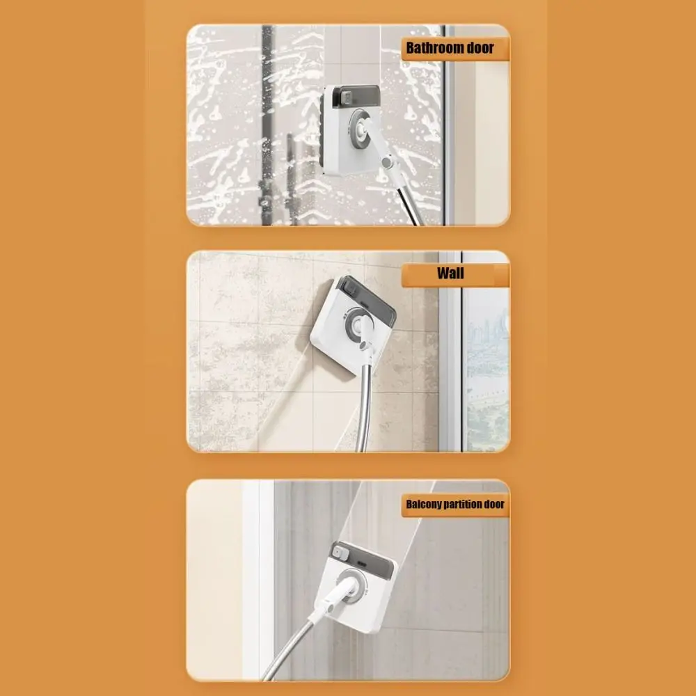 מנקה חלונות עם מוט ארוך גמיש לניקוי חלונות מבחוץ או חלונות גבוהים ללא מאמץ