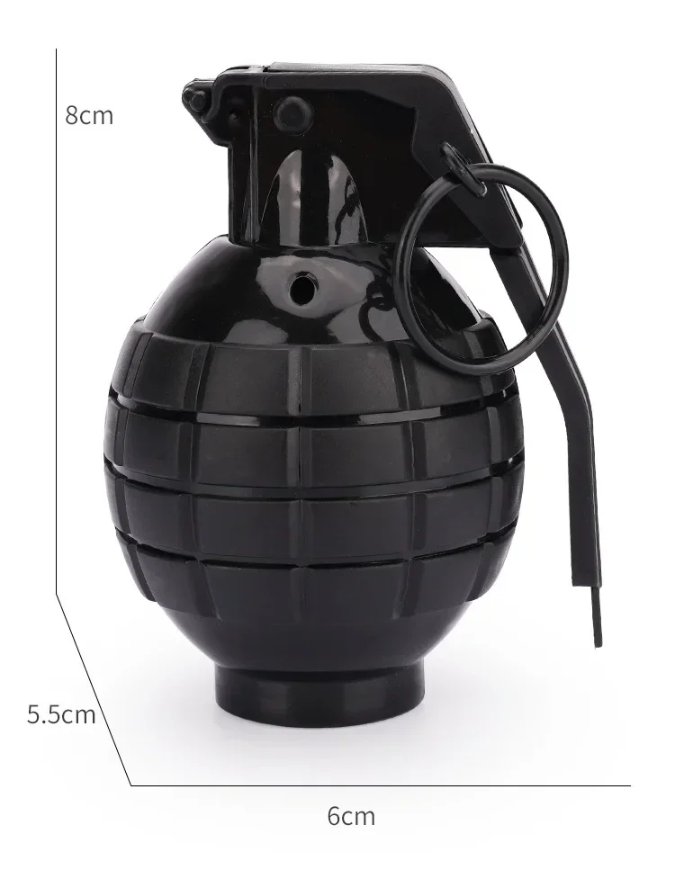 צעצוע רימון לקישוט ומשחק עם קול ותאורה של רימון מתפוצץ אמיתי