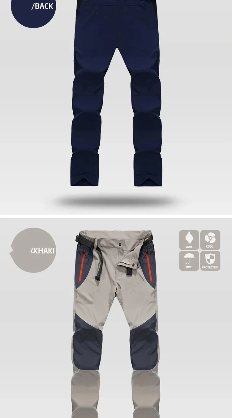 מכנסי קארגו טקטיים עמידי מים, קלים ומתייבשים במהירות לטיולים, קמפינג, דיג, וספורט