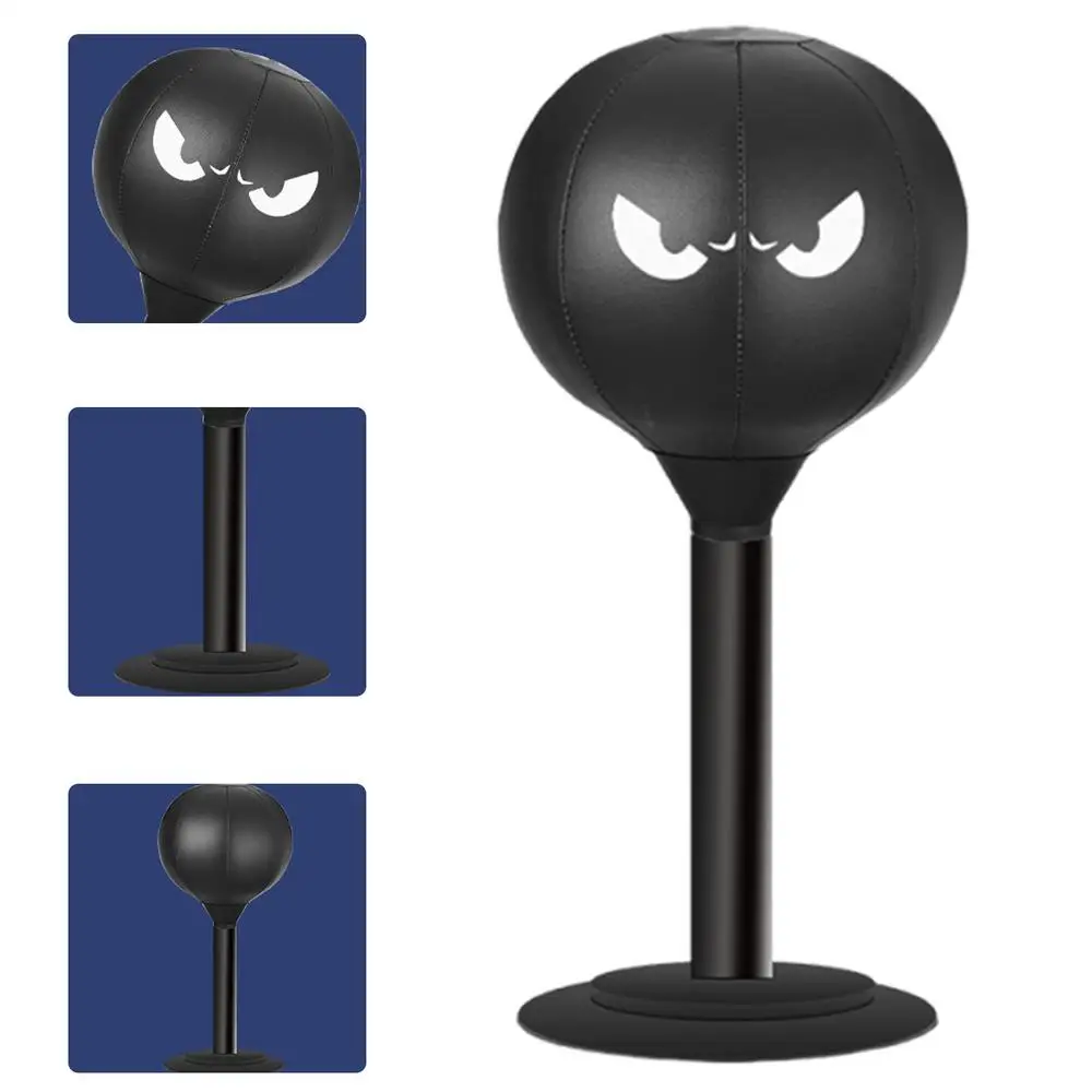 שק אגרוף מתנפח עם בסיס וואקום נדבק לכל משטח בקלות