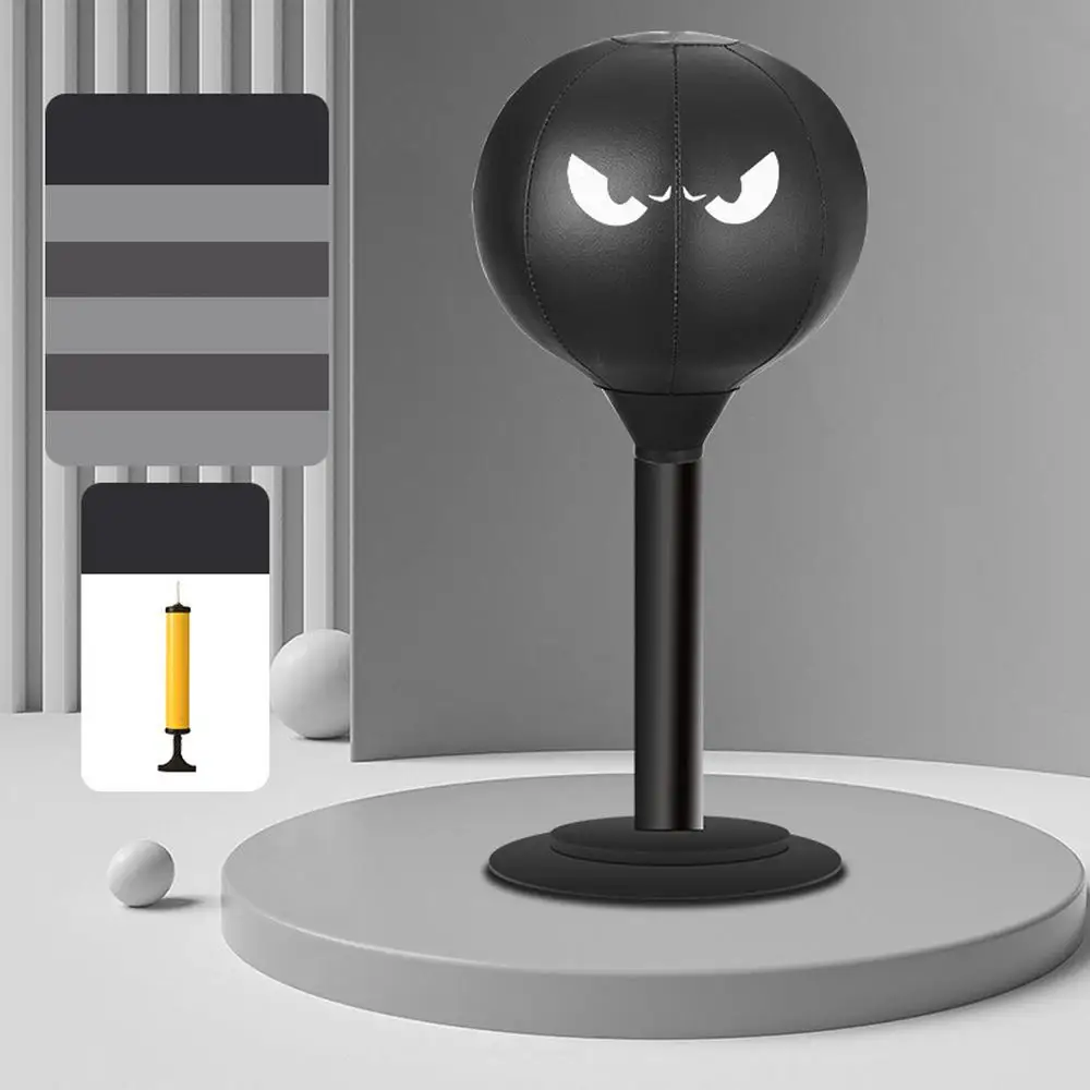 שק אגרוף מתנפח עם בסיס וואקום נדבק לכל משטח בקלות