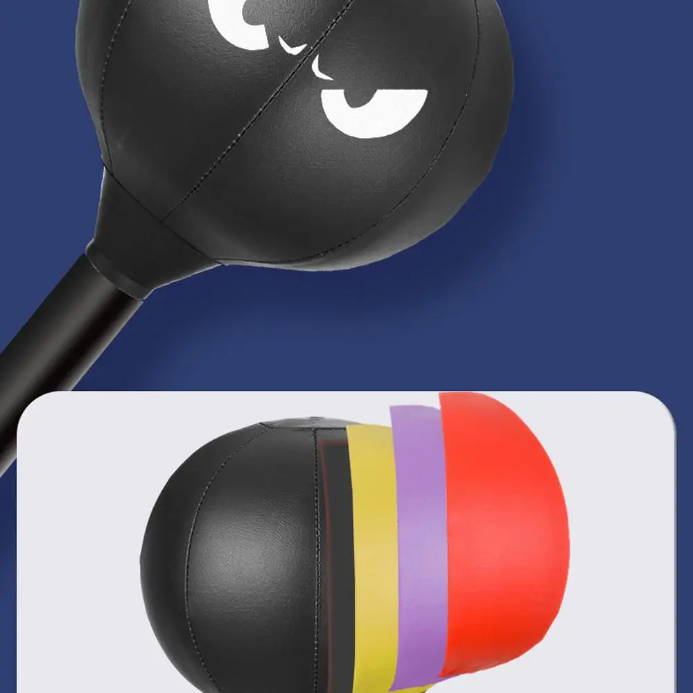 שק אגרוף מתנפח עם בסיס וואקום נדבק לכל משטח בקלות