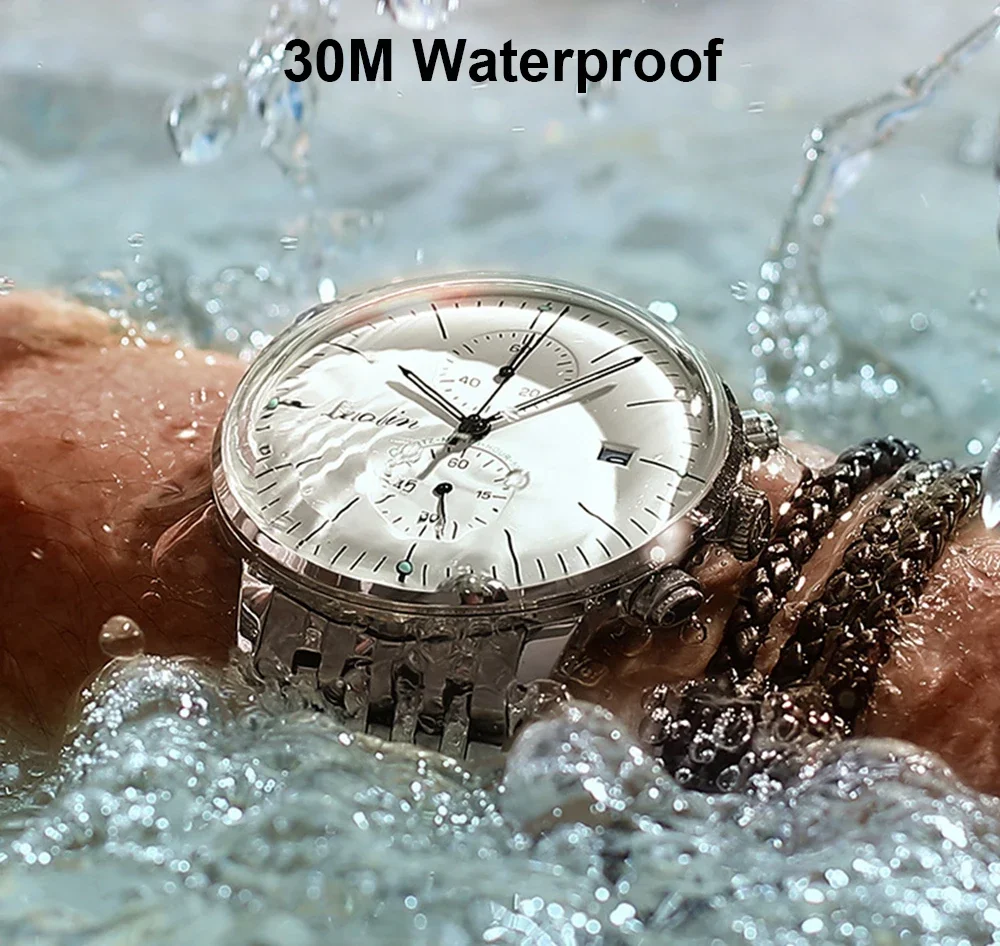 שעון אוטומטי יוקרתי לגברים בעיצוב עסקי בצבעים ורצועות לבחירה